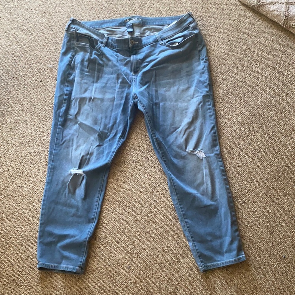 Light blue jeans